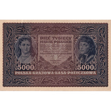 Geldschein, Polen, 5000 Marek, 1920, 1920-02-07, KM:31, VZ