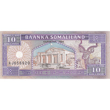 Biljet, Somaliland, 10 Shillings = 10 Shilin, 1994, Undated, KM:2a, NIEUW