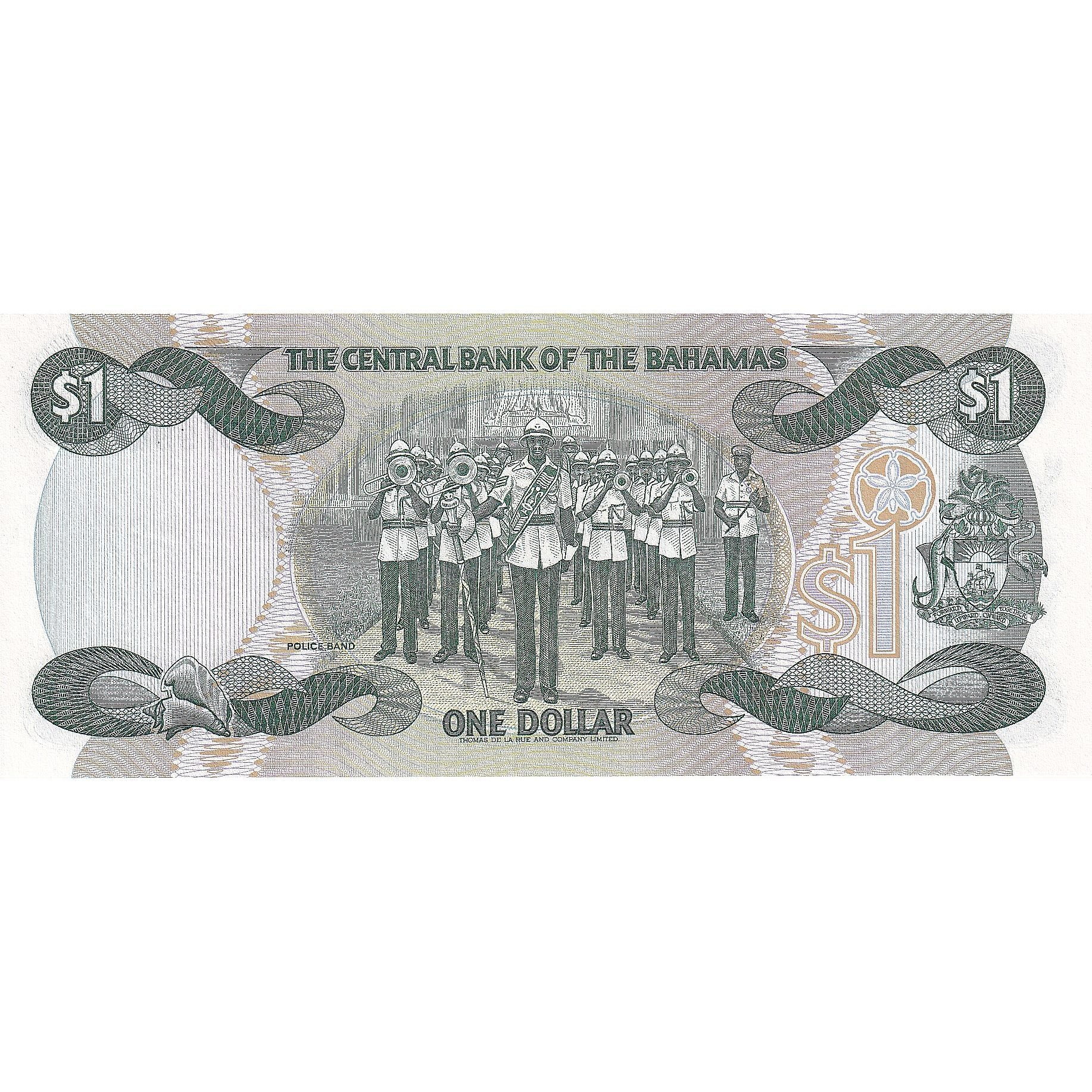 Banknote, Bahamas, 1 Dollar, 2002, KM:71, AU(50-53)