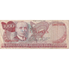 Banknot, Costa Rica, 1000 Colones, 1983, 1987-07-17, KM:250, VG(8-10)