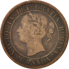 Canada, Victoria, Cent, 1859, Royal Canadian Mint, Ottawa, VF(20-25), Bronze
