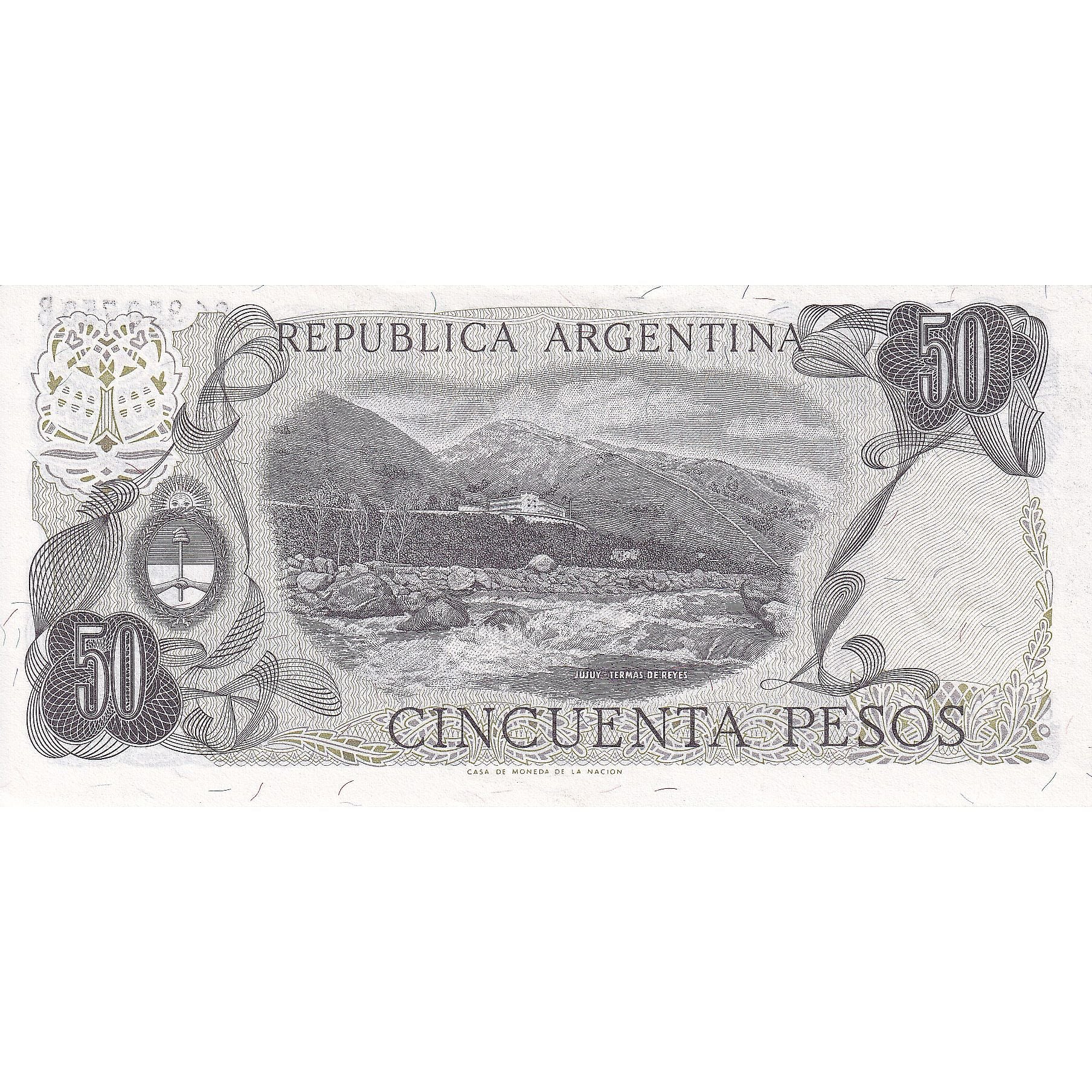Billete, 50 Pesos, Argentina, KM:301b, UNC
