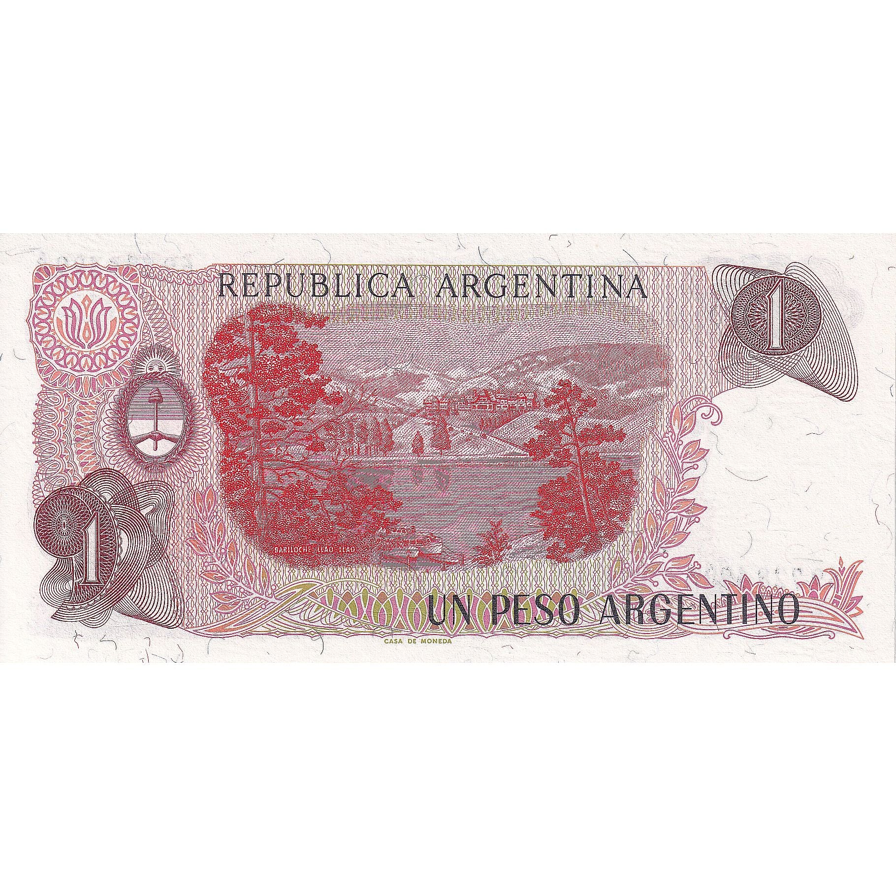 Banknot, Argentina, 1 Peso Argentino, Undated, Undated, KM:311a, UNC(65-70)