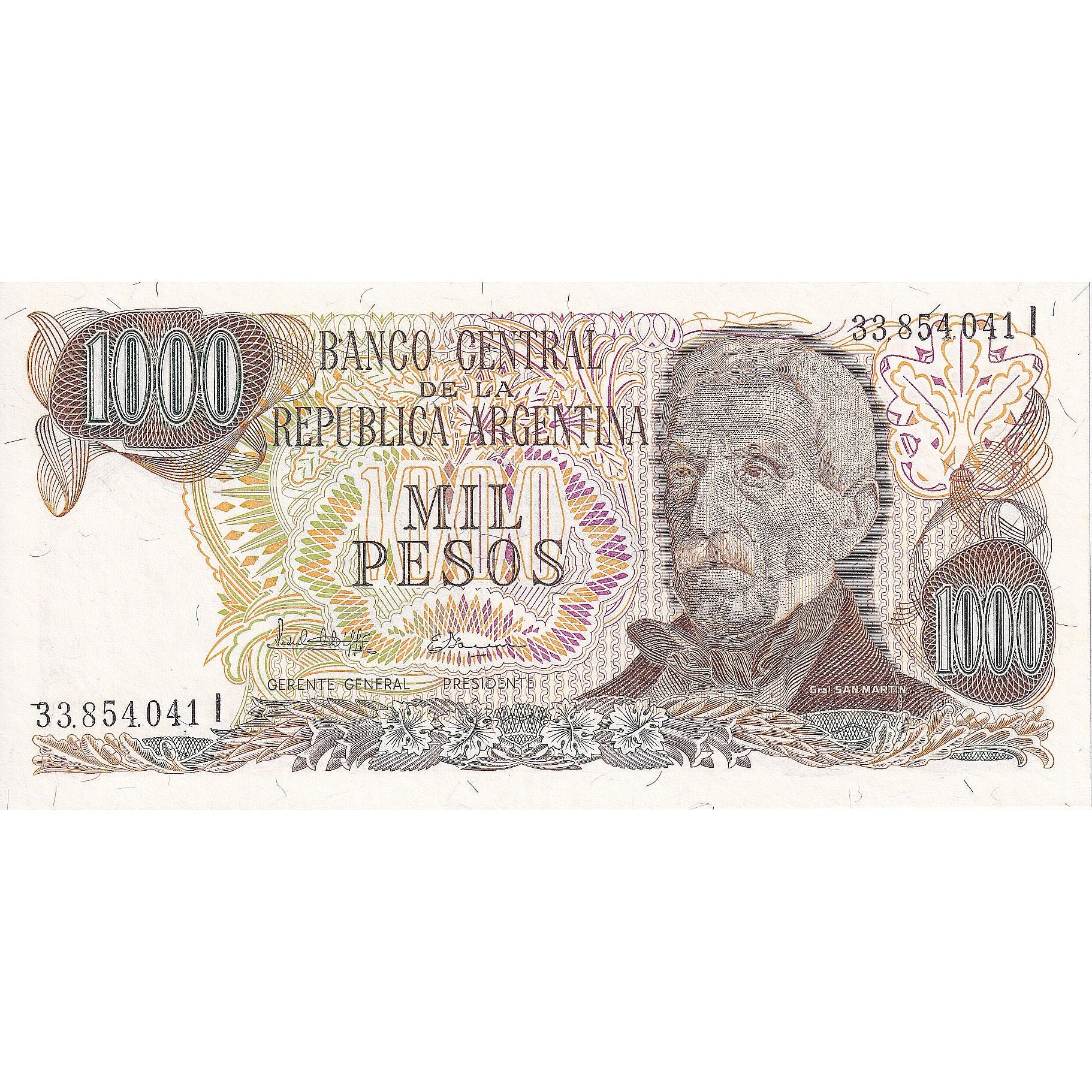 Billete, 1000 Pesos, Argentina, KM:304b, UNC