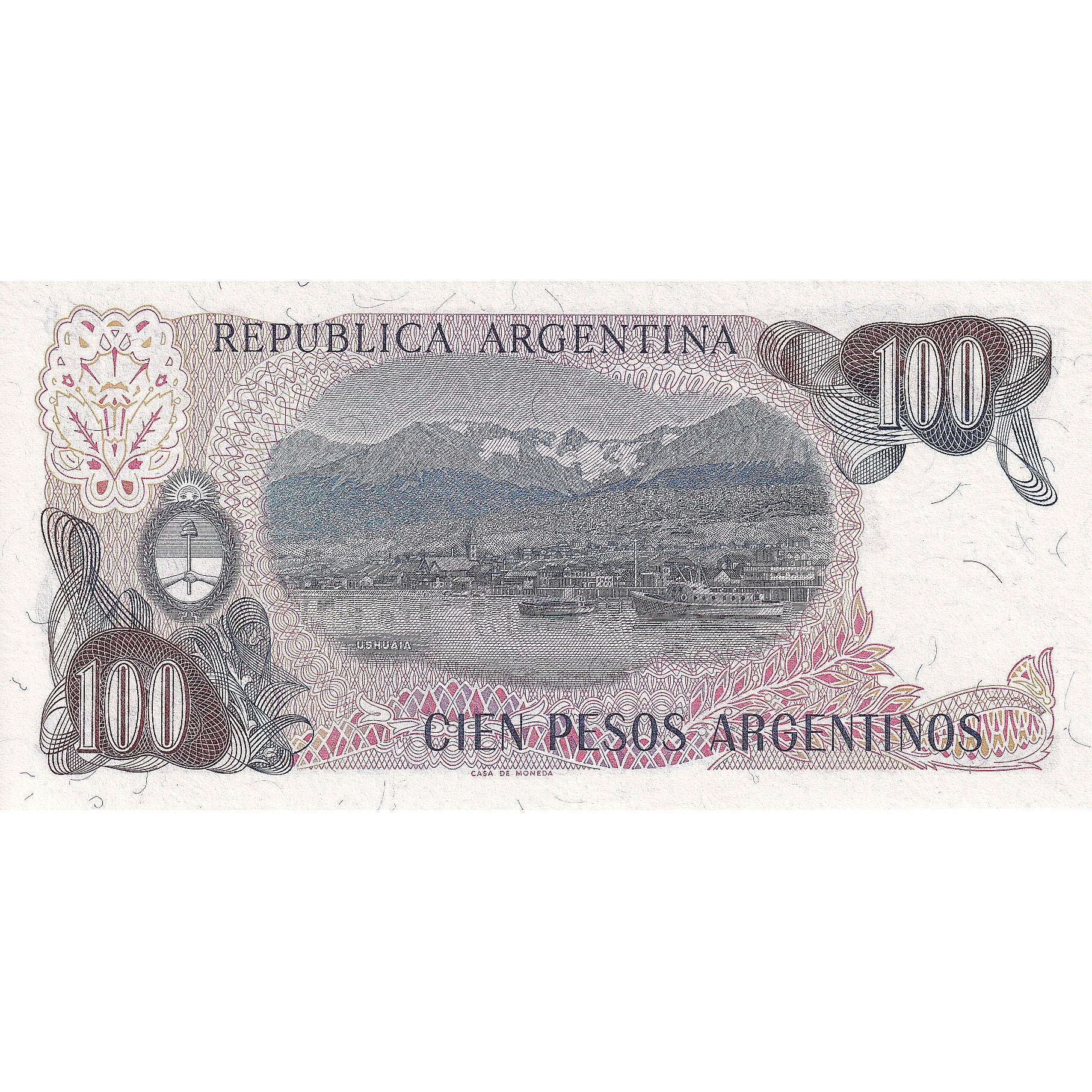 Billete, 100 Pesos Argentinos, Argentina, KM:315a, UNC