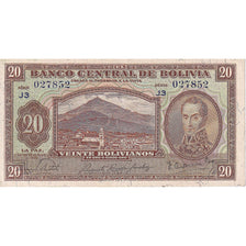 Billete, 20 Bolivianos, 1928, Bolivia, 1928-07-20, KM:131, EBC