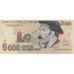 Banknote, Brazil, 5000 Cruzeiros Reais, Undated (1993), KM:241, EF(40-45)
