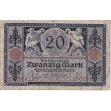 Germany, 20 Mark, 1915-1919, 1915-11-04, KM:63, VG(8-10)