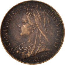 Great Britain, Victoria, Farthing, 1901, EF(40-45), Bronze, KM:788.2