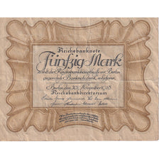 Germany, 50 Mark, 1918, 1918-11-30, KM:65, EF(40-45)