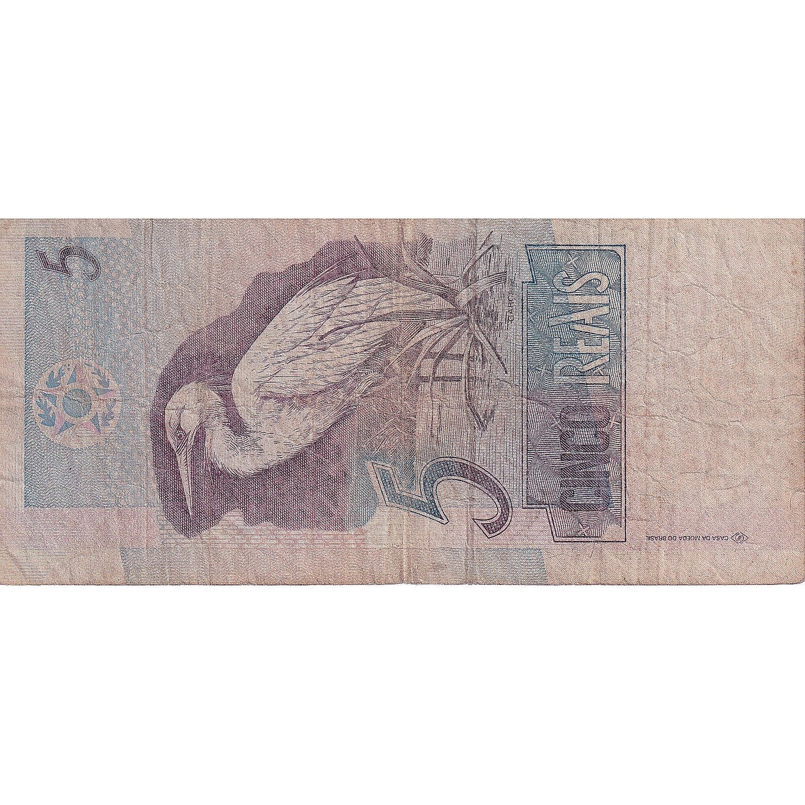 Billete, 5 Reais, 1994, Brasil, 1994-1997, KM:244g, BC