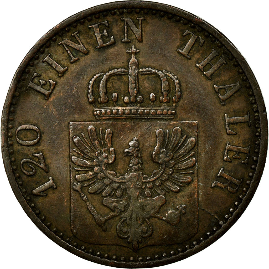 Coin, German States, PRUSSIA, Wilhelm I, 3 Pfennig, 1868, Paris, EF(40-45)
