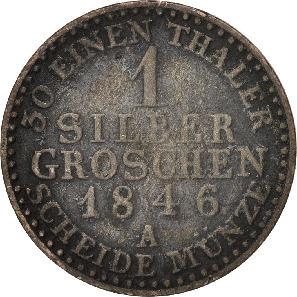 German States, PRUSSIA, Friedrich Wilhelm IV, Groschen, 1846, Berlin, VF(20-25)