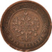 Russia, Nicholas II, Kopek, 1889, Saint-Pétersbourg, EF(40-45), Copper, KM:9.2