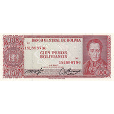 Bolivia, 100 Pesos Bolivianos, 1962-07-13, KM:163a, UNC(65-70)