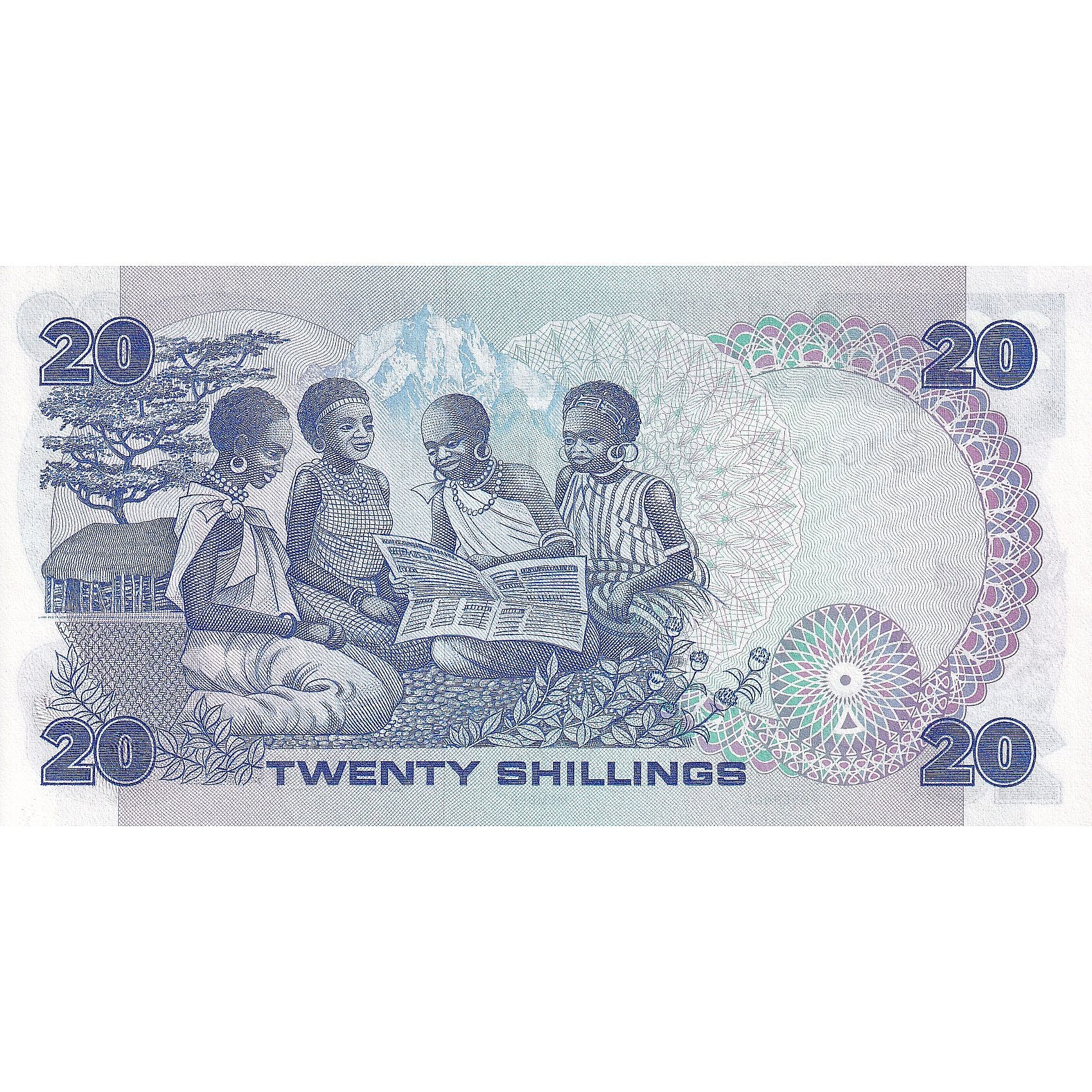 Banknote, Kenya, 20 Shillings, 1984, 1984-07-01, KM:21c, UNC(65-70)