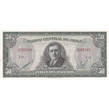Chile, 50 Escudos, KM:140b, UNC(65-70)