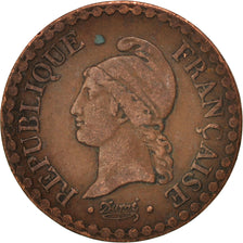 France, Dupré, Centime, 1849, Paris, EF(40-45), Bronze, KM:754, Gadoury:84