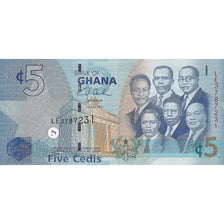 Ghana, 5 Cedis, 2007, 2007-07-01, UNC(65-70)