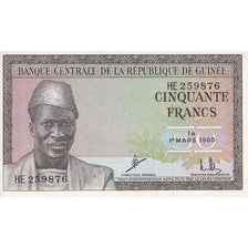 Guinea, 50 Francs, 1960, 1960-03-01, KM:12a, UNC(65-70)