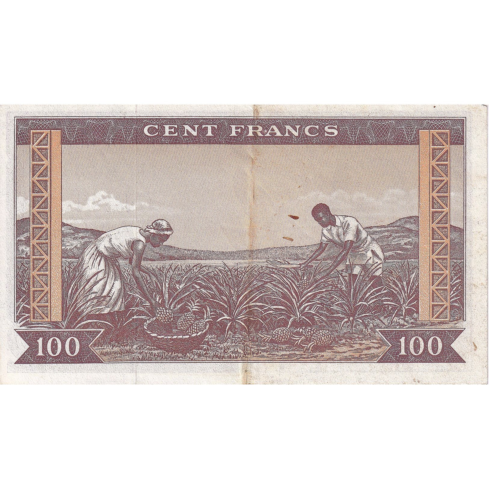 Guinea, 100 Francs, 1960, 1960-03-01, KM:13a, UNC(65-70)