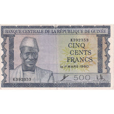 Guinea, 500 Francs, 1960, 1960-03-01, KM:14A, EF(40-45)