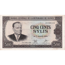 Guinea, 500 Sylis, 1980, KM:27A, EF(40-45)