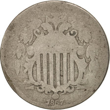 United States, Shield Nickel, 5 Cents, 1867, Philadelphia, G(4-6), KM 96