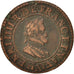 Frankreich, Henri IV, Double Tournois, 1599, Paris, SS, Copper, Sombart:4184