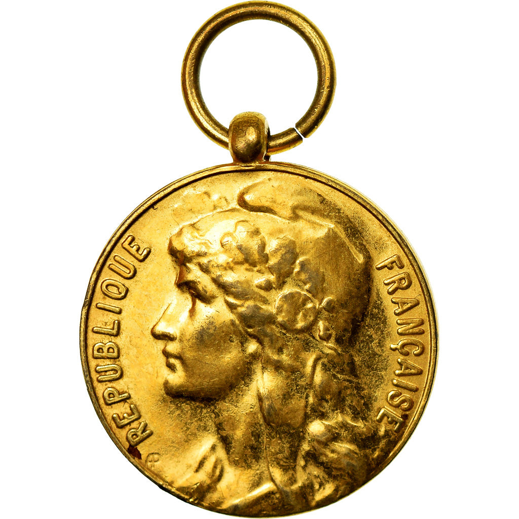 France, Mines, Industrie Travail Commerce, Medal, 1989, Excellent Quality, Gilt