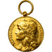 France, Mines, Industrie Travail Commerce, Medal, 1989, Excellent Quality, Gilt