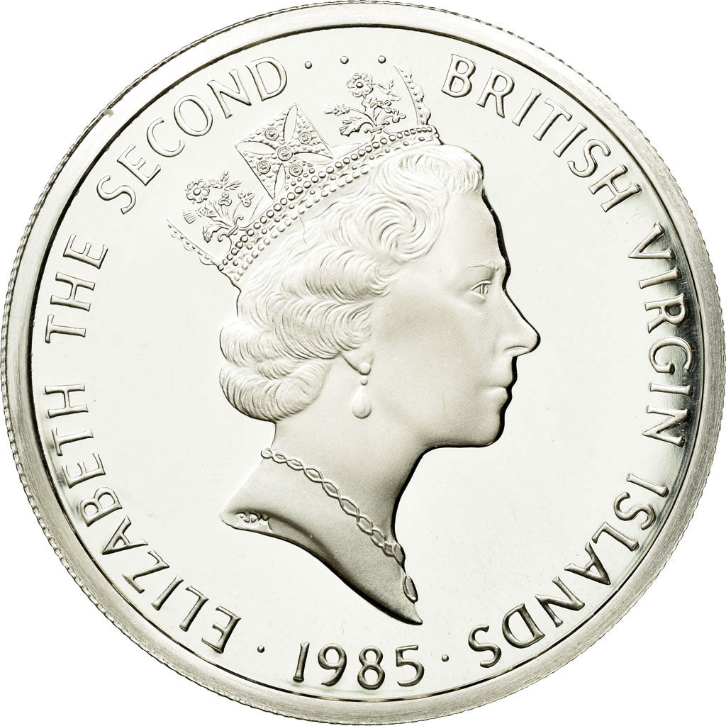 Coin, BRITISH VIRGIN ISLANDS, Elizabeth II, 20 Dollars, 1985, Franklin Mint