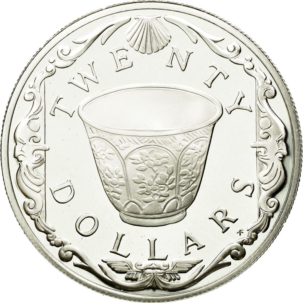 Coin, BRITISH VIRGIN ISLANDS, Elizabeth II, 20 Dollars, 1985, Franklin Mint