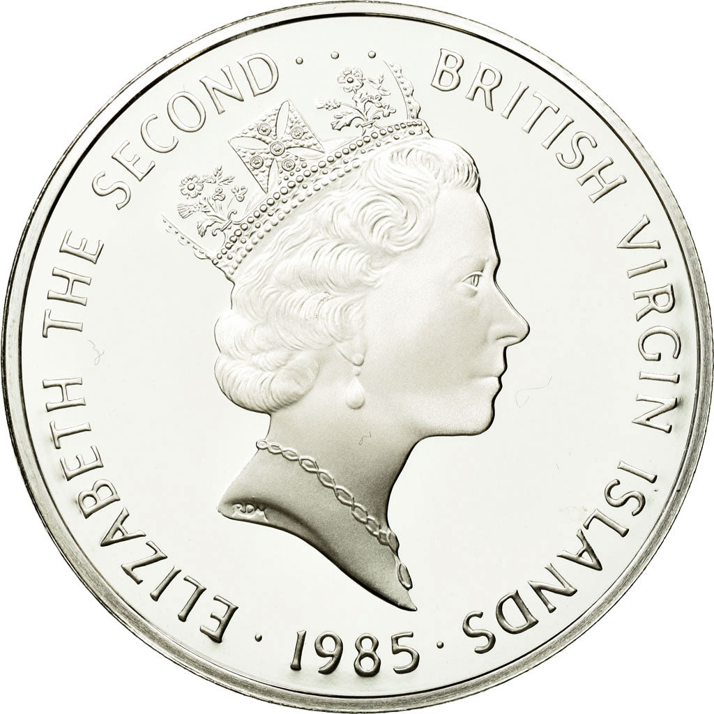 Coin, BRITISH VIRGIN ISLANDS, Elizabeth II, 20 Dollars, 1985, Franklin Mint
