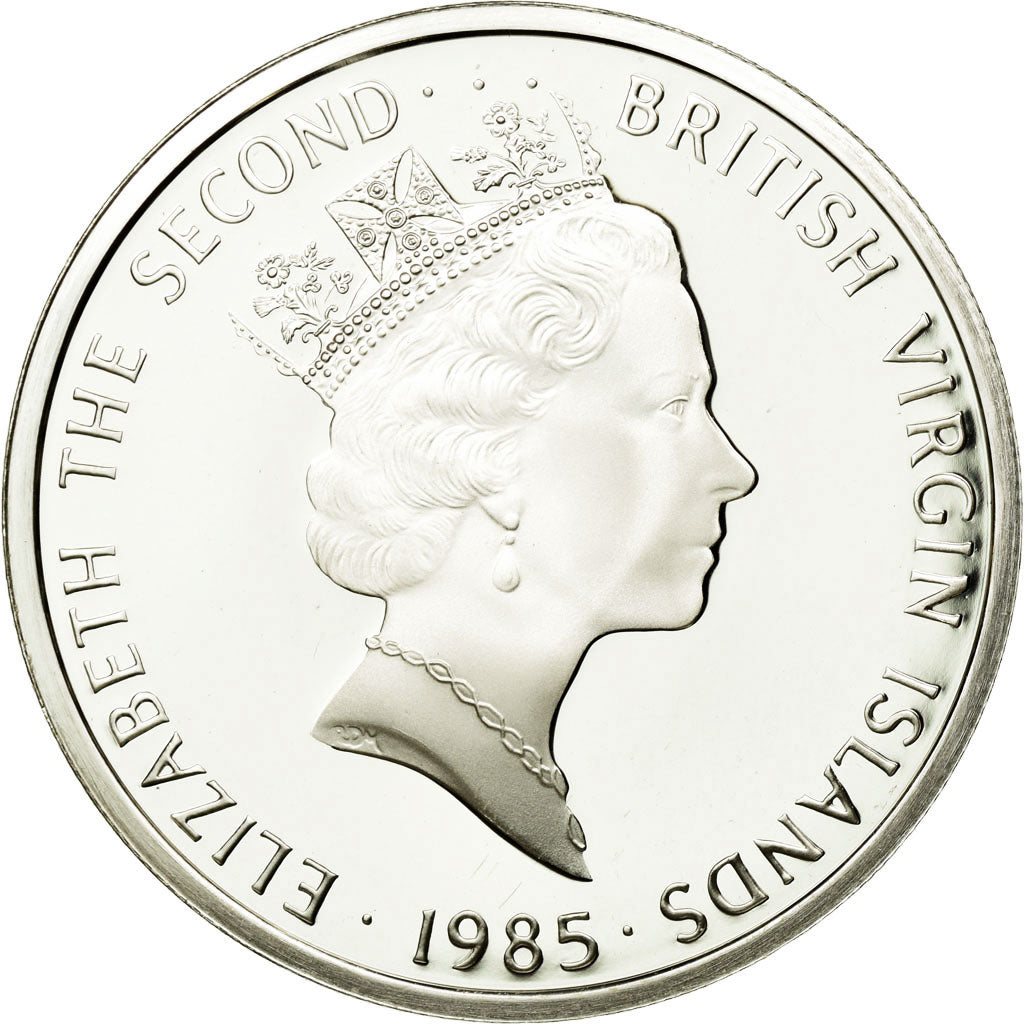Coin, BRITISH VIRGIN ISLANDS, Elizabeth II, 20 Dollars, 1985, Franklin Mint