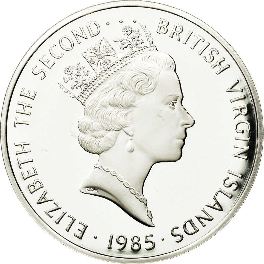 Coin, BRITISH VIRGIN ISLANDS, Elizabeth II, 20 Dollars, 1985, Franklin Mint