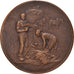 France, Medal, Comice Agricole de Bernay, Agriculture, Rivet, MS(63), Bronze