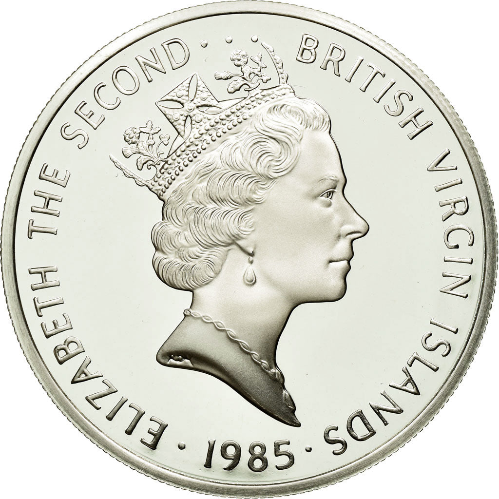 Coin, BRITISH VIRGIN ISLANDS, Elizabeth II, 20 Dollars, 1985, Franklin Mint