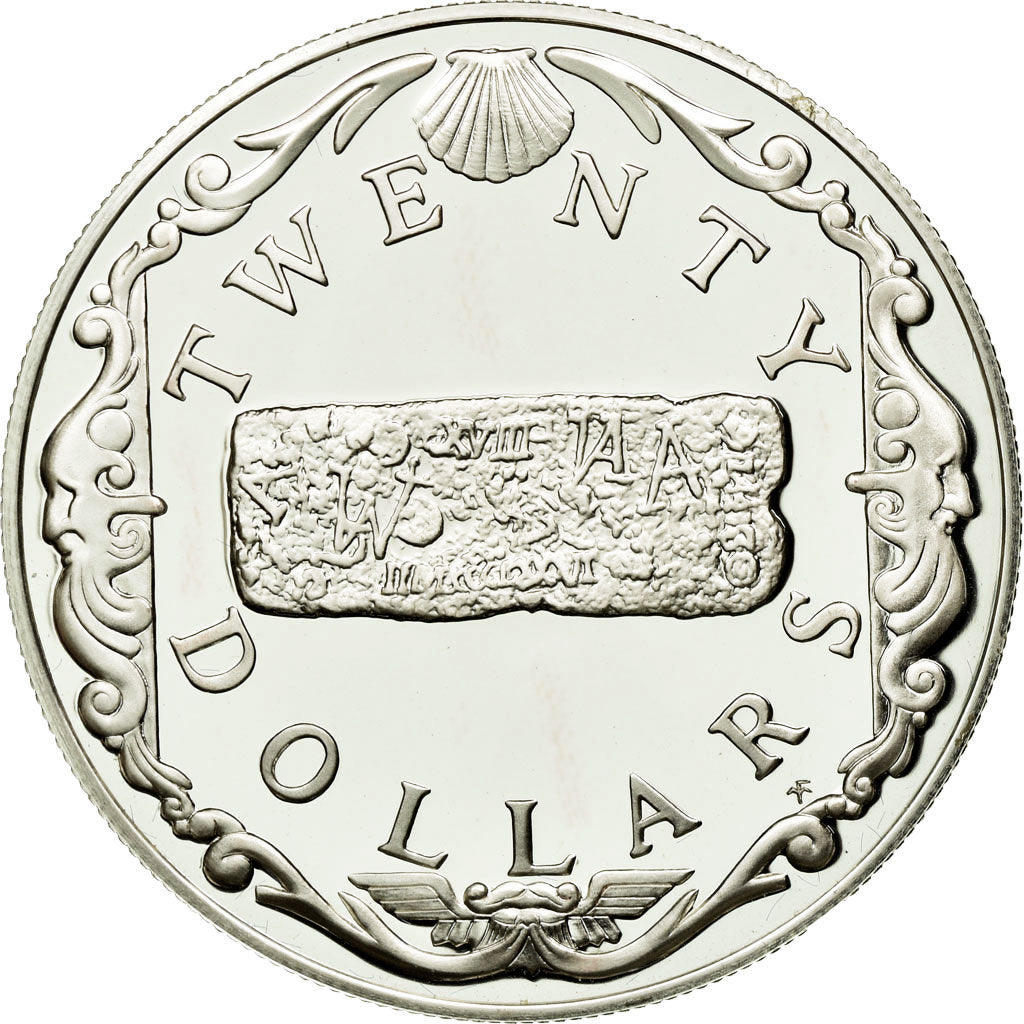 Coin, BRITISH VIRGIN ISLANDS, Elizabeth II, 20 Dollars, 1985, Franklin Mint
