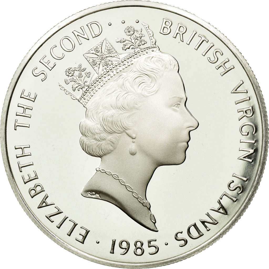 Coin, BRITISH VIRGIN ISLANDS, Elizabeth II, 20 Dollars, 1985, Franklin Mint