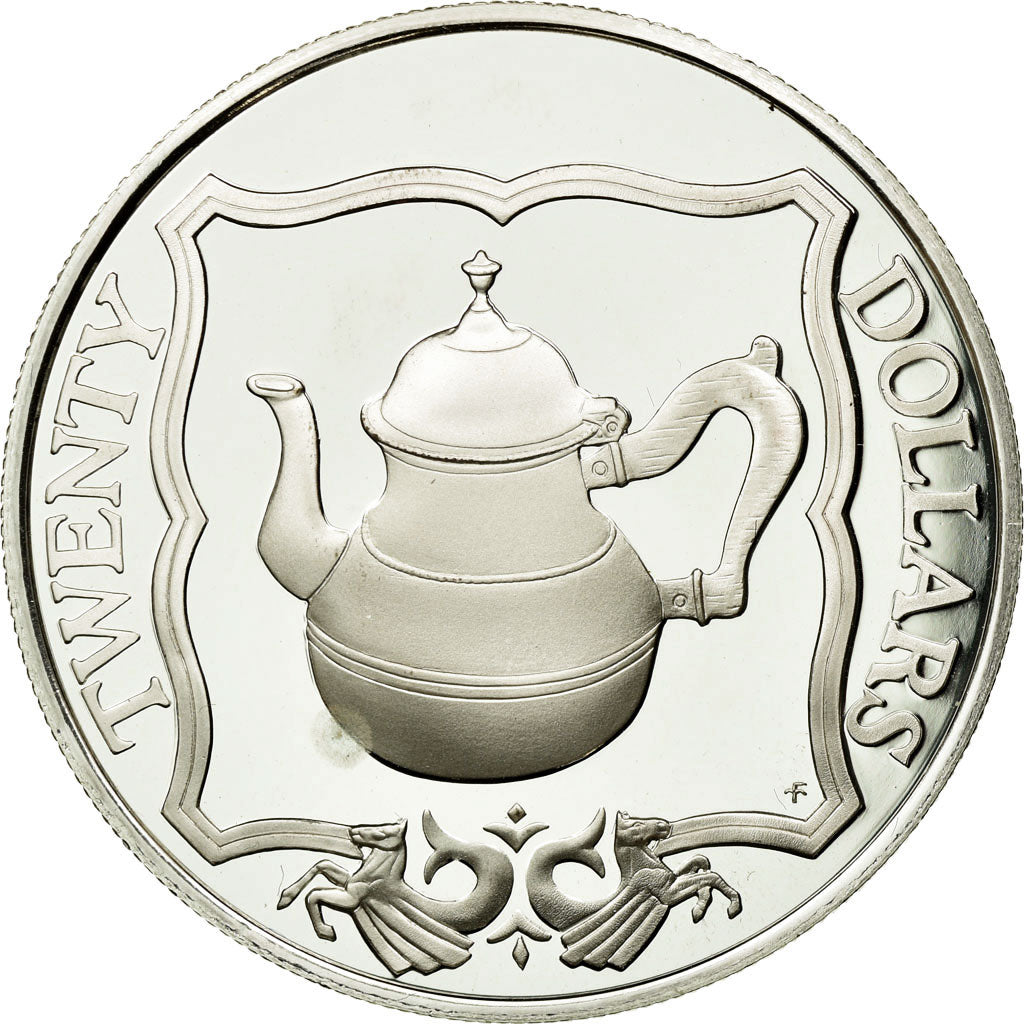 Coin, BRITISH VIRGIN ISLANDS, Elizabeth II, 20 Dollars, 1985, Franklin Mint
