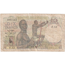 French West Africa, 10 Francs, 1948, 1948-04-22, KM:37, VG(8-10)