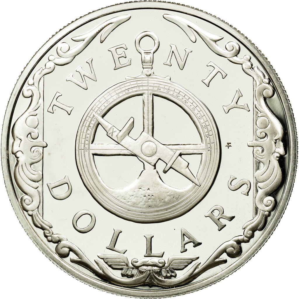 Coin, BRITISH VIRGIN ISLANDS, Elizabeth II, 20 Dollars, 1985, Franklin Mint