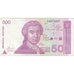 Croatie, 500 Dinara, 1991, 1991-10-08, KM:21a, TTB