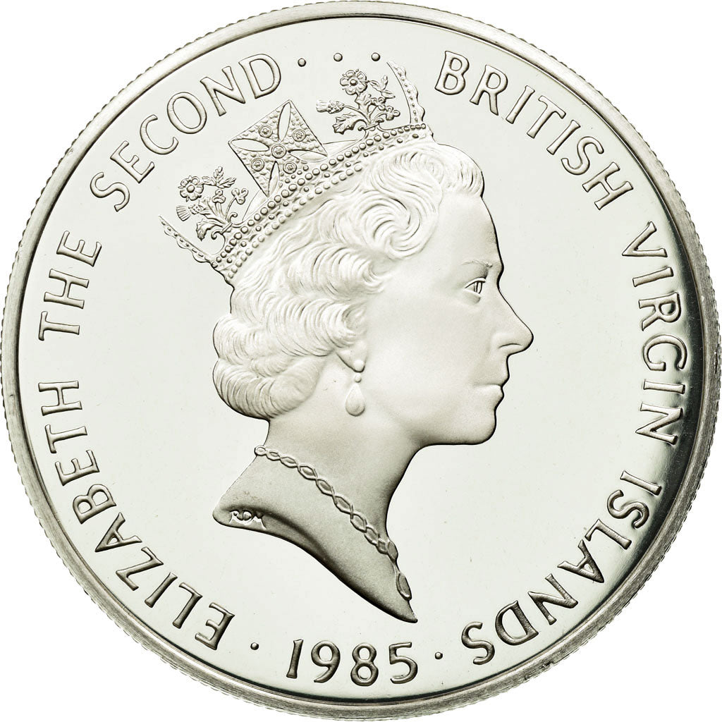 Coin, BRITISH VIRGIN ISLANDS, Elizabeth II, 20 Dollars, 1985, Franklin Mint