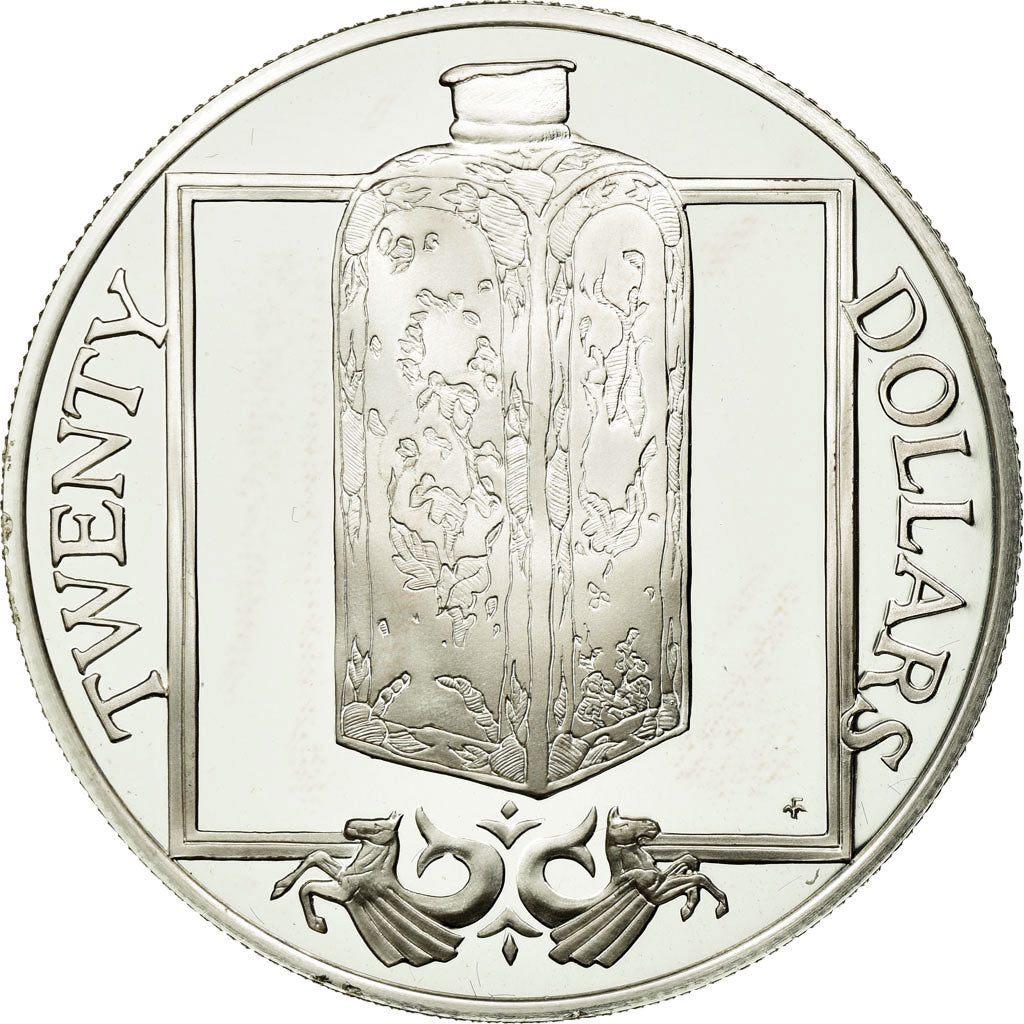 Coin, BRITISH VIRGIN ISLANDS, Elizabeth II, 20 Dollars, 1985, Franklin Mint