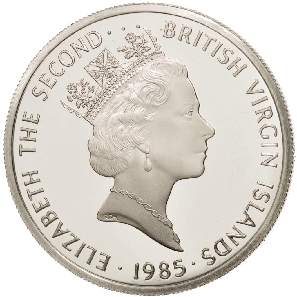 Coin, BRITISH VIRGIN ISLANDS, Elizabeth II, 20 Dollars, 1985, Franklin Mint