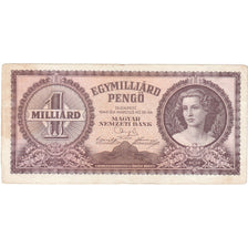 Hungary, 1 Milliard Pengö, 1946, 1946-03-18, KM:125, VF(20-25)