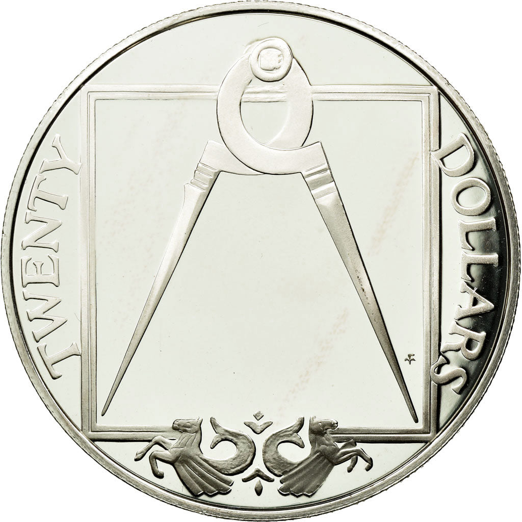 Coin, BRITISH VIRGIN ISLANDS, Elizabeth II, 20 Dollars, 1985, Franklin Mint