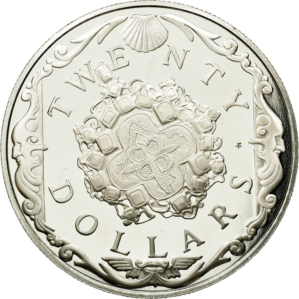 Coin, BRITISH VIRGIN ISLANDS, Elizabeth II, 20 Dollars, 1985, Franklin Mint